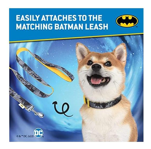 Collar Para Perro Batman Vintage De Dc Comics, Amarillo | De