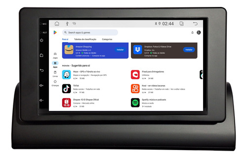 Multimidia Uno Mille 7p Até 2013 Android 13 Carplay 2gb 64gb