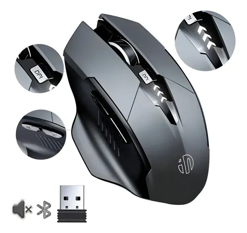 Como Escolher um Mouse Gamer em 2026 Mouse Sem Fio Bluetooth Recarregável Gamer Ergonômico 2.4g