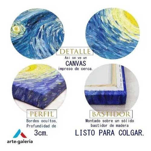 Set 4 Cuadros Canvas Cerebro Multifuncional 80x150cm