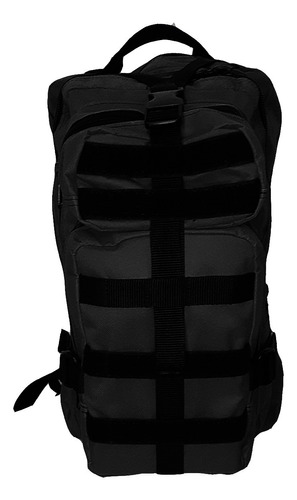 Mochila De Rescate Táctica Con Sistema Molle Mini Negra 30l