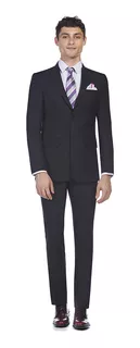 Traje Para Caballero Slim Fit Vittorio Forti Liso 2 Botones