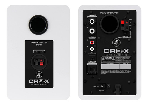 Monitores Multimedia Cr3x De 3 Pulgadas Blanco De Edic...