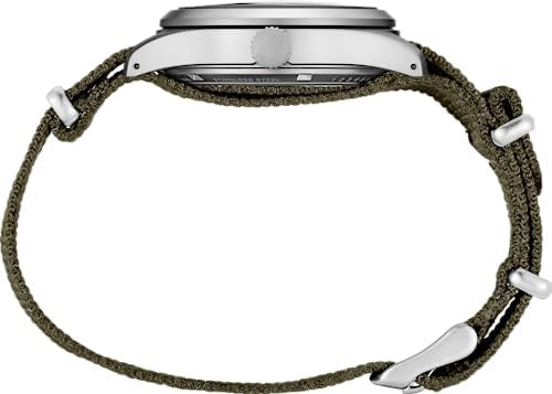 Relógio Seiko 5 Sport Srpj85 De Nylon Verde Oliva Para Homen