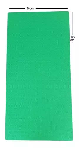 Colchonete em E.V.A. para exercícios/yoga 100cmx50cm 10mm de