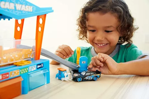 PISTA CARRO HOT WHEELS CITY ESTACAO POSTO LAVAGEM CAR WASH - Lojas Ite Bebê  - Produtos infantis