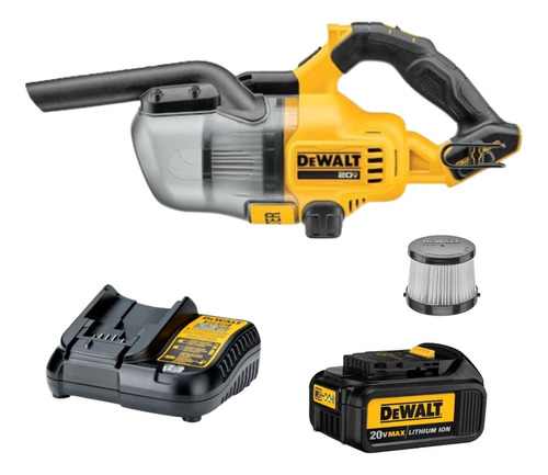 Aspirador Portatil Bat 20v 3ah Dcv501hb Dewalt Filtro Extra