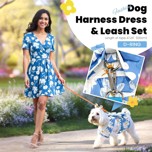 S Lindo Vestido For Perros Pequeños, Ropa For Niñas Y Cachor