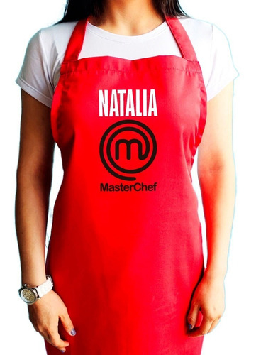 Delantal Personalizado Master Chef Tu Nombre