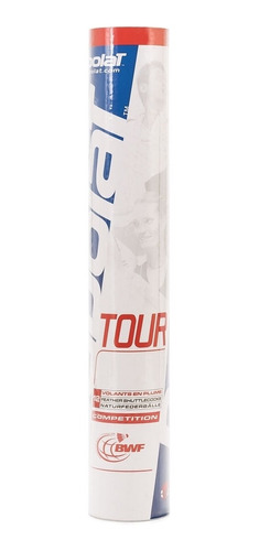 Peteca Para Badminton Babolat Aeroflex Tour Tubo 12 Unidades