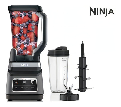 Ninja Duo Licuadora Y Extractor 1200w 3 Velocidades Bn750 Color Negro