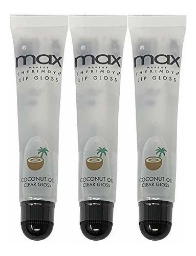 Brillos Labiales - (paquete De 3) Max Maquillaje Cherimoya L