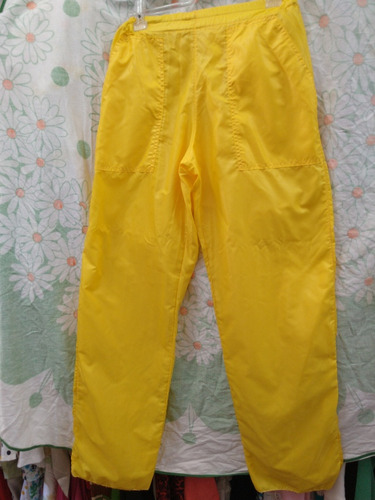 Pantalón Amarillo Retro Vintage 