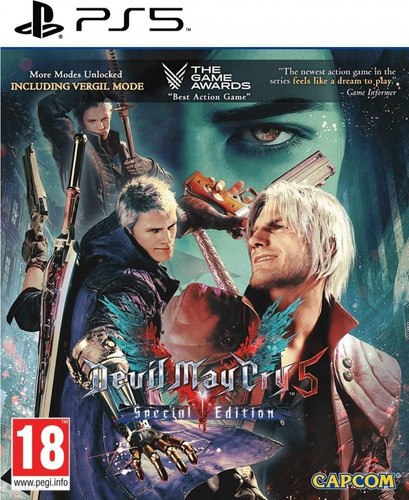 Mídia Física Ps5 Jogo Devil May Cry 5