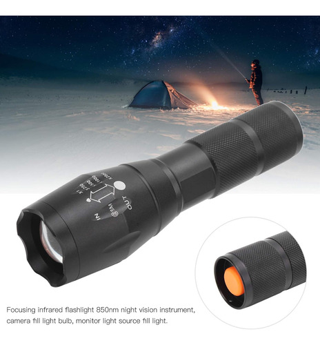 Sungooyue Linterna Infrarroja, 5w Led 850nm Visión Nocturna