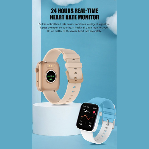 Reloj Smart Watch Sport P43 Fralugio Full Touch Hd Ejercicio