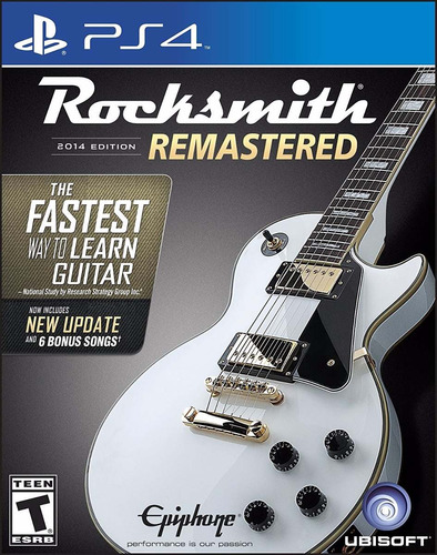 Ps4 Rocksmith 2014 Remastered / Incluye Real Tone Cable