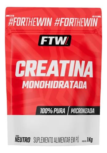 Creatina Monohidratada 100% Pura Refil 1kg - FTW