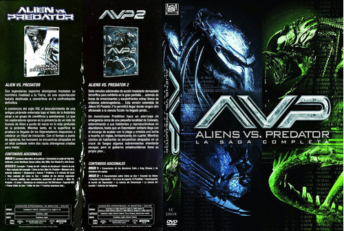 Saga Alien Vs Predator Completa (2 Dvd)