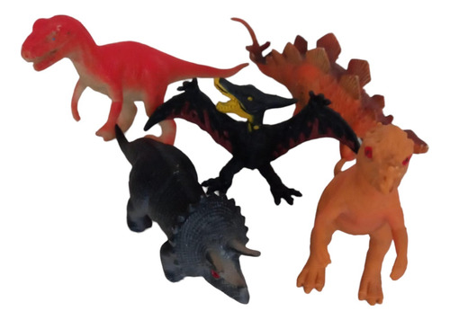 Dinosaurios Set X 5 Chicos Variados Juguete Usados