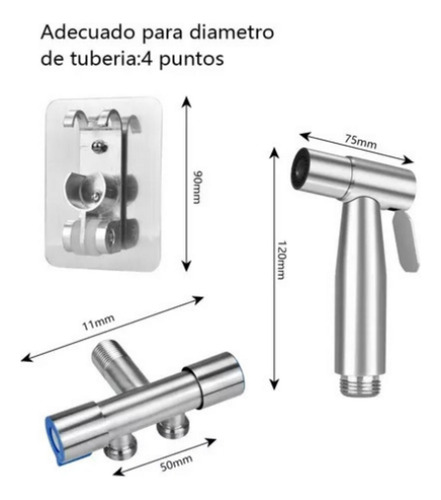 Set Accesorios Baño,ducha Bidet Arabe Para Inodoro Wc