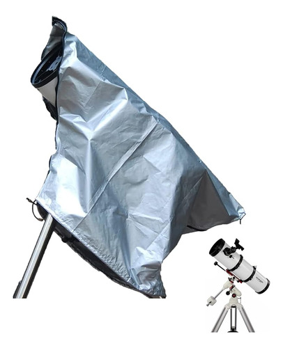 J & C Telescope Cover 420d Silver Outdoor Scope Cover Waterp