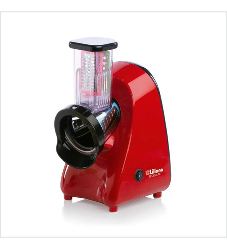 Multi Rallador Electrico Liliana Easysalad Asm100 4cuchillas Color Rojo