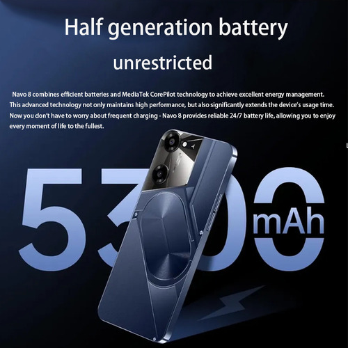 Teléfono Inteligente 5g Android, Memoria 8+256 Gb, 6,8 Pulgadas