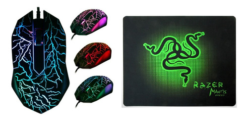 Mouse Gamer Usb + Pad Mouse @gs