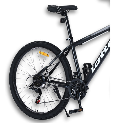Bicicleta Mtb Lotto Rodado 27.5 Cuadro Acero 21 Velocidades Color Negro/gris Tamaño Del Cuadro M