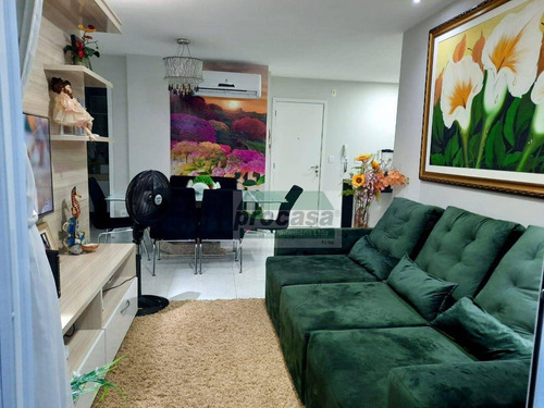 Imagem 4 de 29 de Belíssimo Apartamento Em Condomínio Fechado Com 3 Quartos À Venda, 82 M² Por R$ 480.000 - Flores - Manaus/am - Ap3256