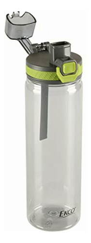 Botella Para Agua De 750 Ml Ekco, Color Verde Con Tapa