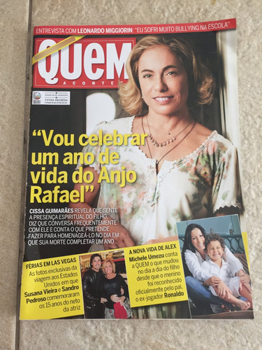 Revista Quem Cissa Guimarães Claudia Leitte Cleo Pires N°599
