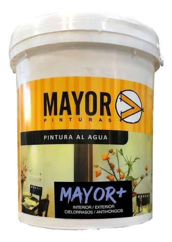 Pintura Al Agua Mayor+ Interior-exterior / Cielorrasos 4lts