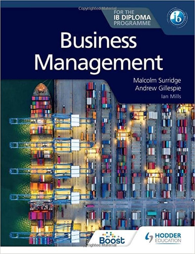 Business Management For The Ib Diploma - Coursebook, De Surridge, Malcolm & Gillespie, Andrew. En Inglés, 2022