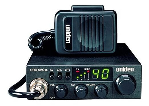 Radio Cb Uniden Pro520xl - Compacto, Anl Switch, Pa/cb