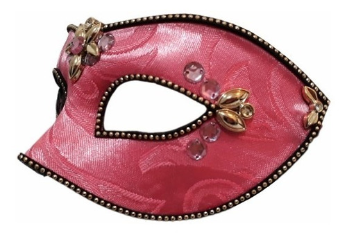 Antifaz Veneciano Máscara Fiesta Modelo Rosa