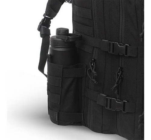 Mochila Wolf Cargo Preta Cordura® Ykk® - 2ª Geração Cor Preto