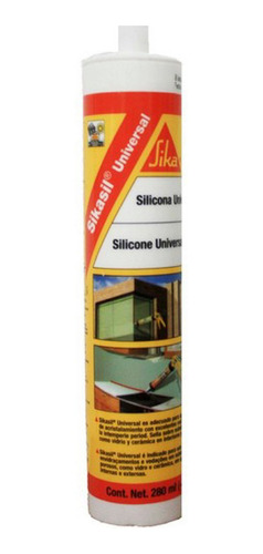 Silicon Uso General Negro 280 Ml (sikasil Univer Sika 438769