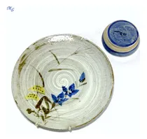Comprar Juego De Ceramica - Plato Decorativo Y Cofre