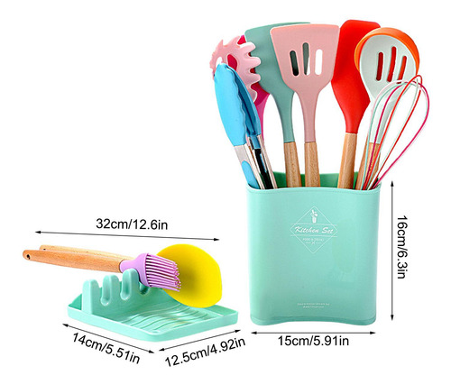 Juego De Utensilios De Cocina De Silicona Juego De Utensilio