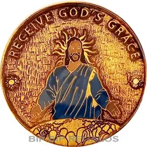 Comprar Moneda Tipo Onza De Jesucristo Con Oro 24 Kt Jesus Dios