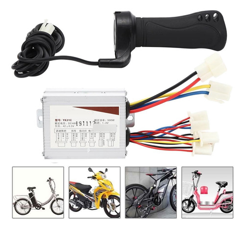 Regulador De Escobillas 48v 500w Para Bicicleta Eléctrica