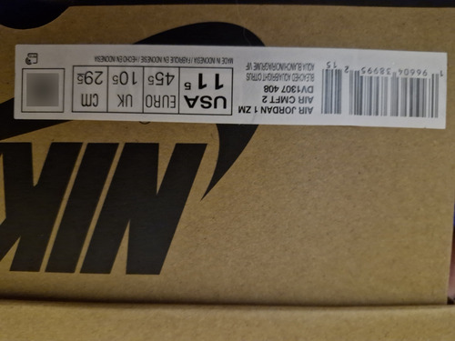 (uso 2 Semanas) Zapatillas Originales Air Jordan 1 High 44,5 (Usado)