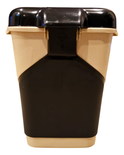 Cesto Para Basura Con Pedal 20 Litros Plastic Trends Color NEGRO/IVORY