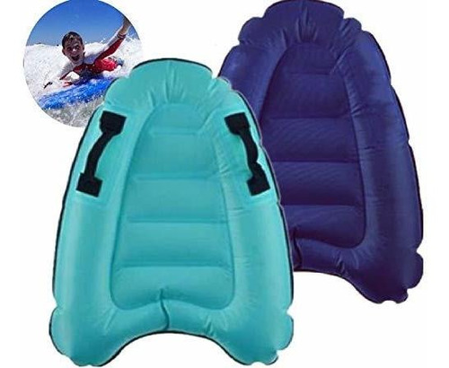 Tabla De Surf Inflable Con Asas De Plastico Color Azul