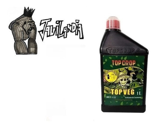 Imagen 1 de 1 de Top Crop Veg Fertilizante 1 Litro Indoor Grow Javilandia