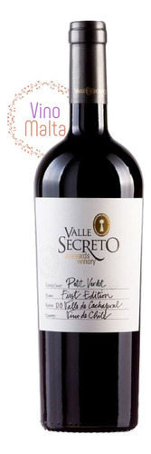 Vinho Tinto Chileno Valle Secreto First Edition Petit Verdot