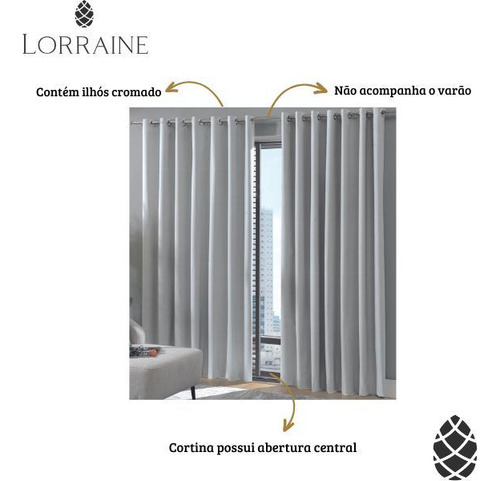 Cortina Blackout Decora Digital 2,00x1,80m Dhler Lore