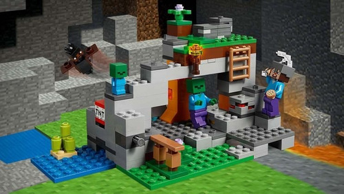 Lego® Minecraft - La Cueva De Los Zombis (21141)